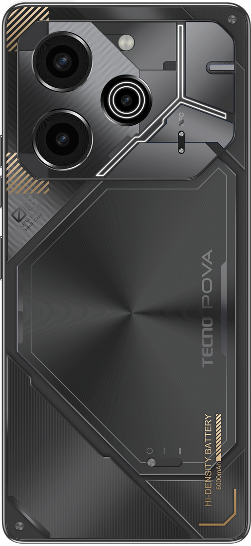 POVA 6 Pro — Meteor Grey. AMOLED, 108 MP.